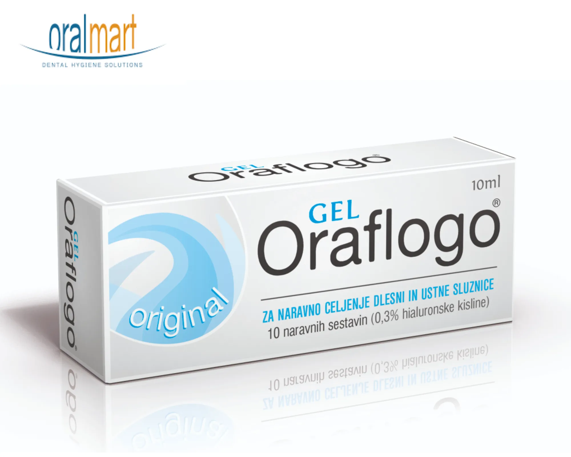 Gel bôi Oraflogo® Original 0.3% điều trị sưng viêm, lở loét áp tơ, mụn rộp, nhiệt miệng cho người lớn
