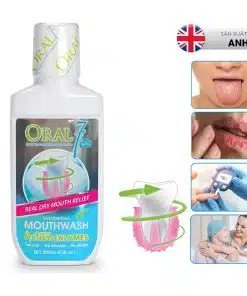 Nước súc miệng ORAL7 chuyên dùng cho người khô miệng, chai 250ml