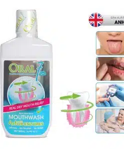 Nước súc miệng ORAL7 chuyên dùng cho người khô miệng, chai 500ml