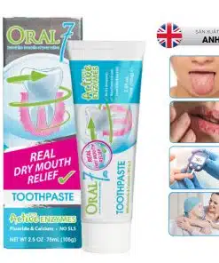 Kem đánh răng ORAL7 chuyên dùng cho người khô miệng, tuýp 75ml