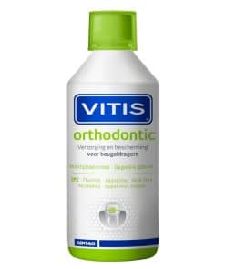 Nước súc miệng VITIS Orthodontic chăm sóc răng chỉnh nha, chai 500ml
