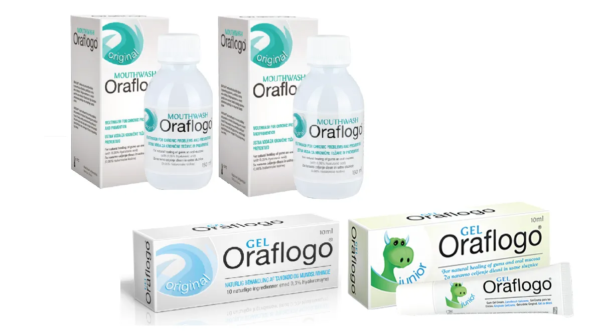 Dòng sản phẩm Oraflogo giảm đau và trị nhiệt miệng