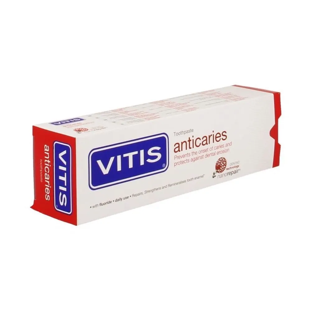 Kem đánh răng VITIS Anticaries giúp phục hồi củng cố men răng