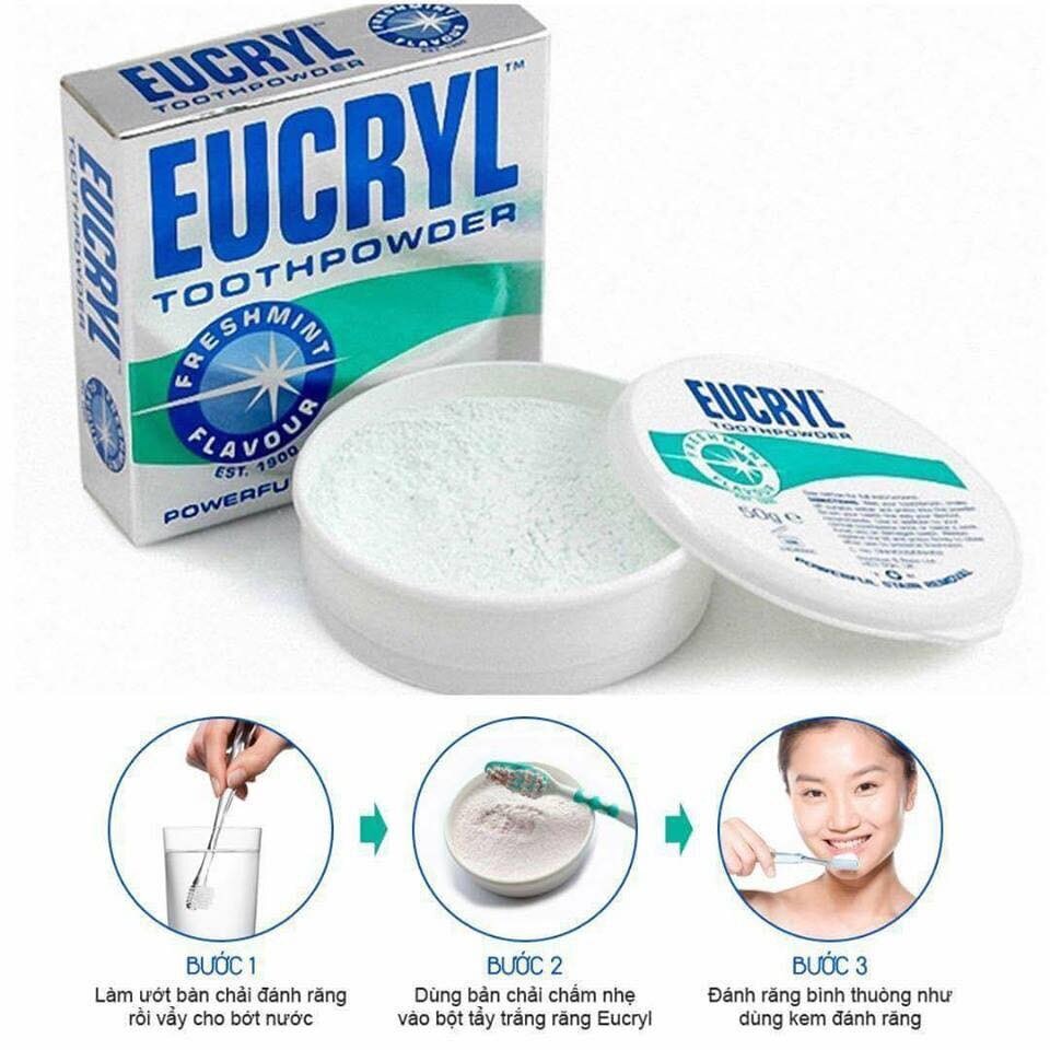 Kem đánh răng Eucryl có tốt không? Giá rẻ không?