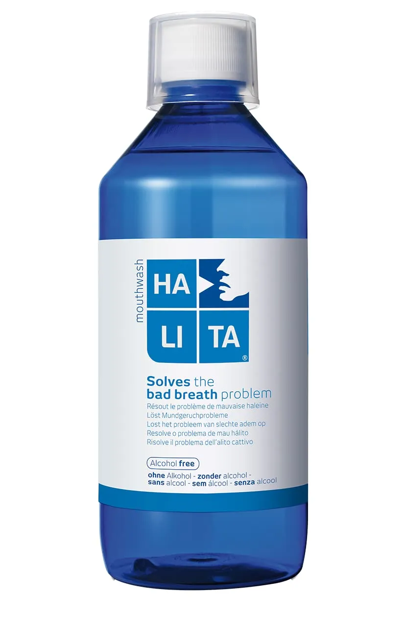 Nước súc miệng HALITA chứa thành phần kháng khuẩn, ức chế tác nhân gây hôi miệng