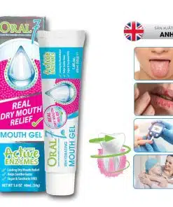 Oral7® Mouth Gel giữ ẩm điều trị khô miệng, tuýp 40ml