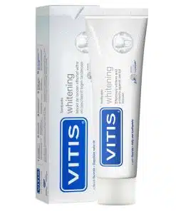 Kem đánh răng trắng răng, không ê buốt, ngừa sâu răng, ngăn ngừa vết ố Vitis Whitening Toothwash Tuýp 100ml